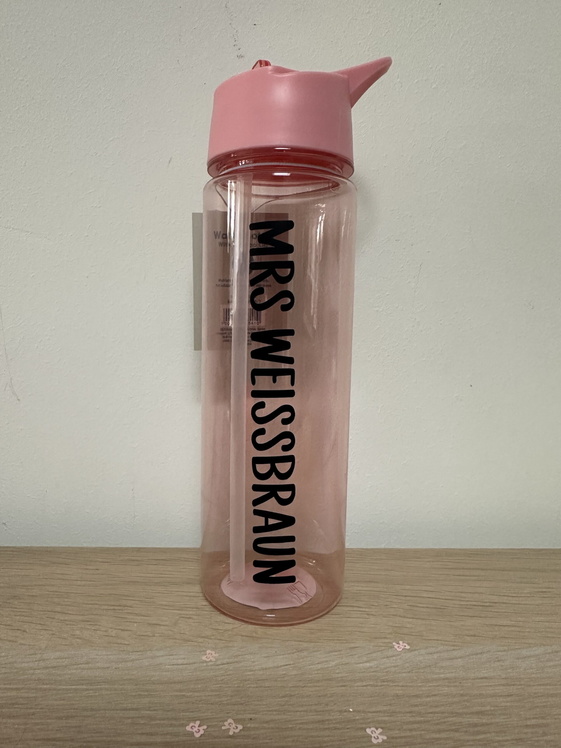 Vinyl Name Label for Bottles