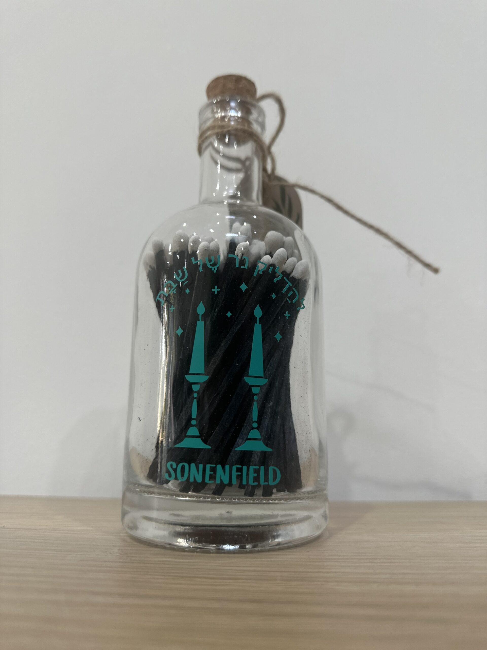 Personalised Shabbat Match Holder